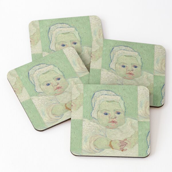 Item preview, Roulins Baby by Vincent van Gogh: Post Impressionist Nursery Art Print designed and sold by artofuniverse.