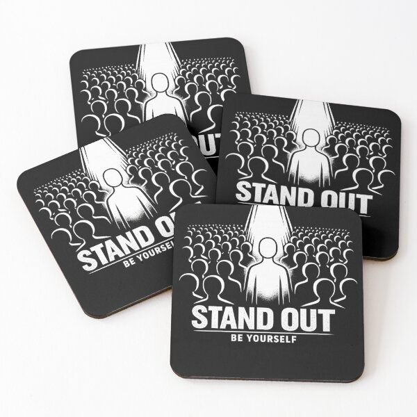 Item preview, Stand Out Be Yourself Motivational Design | Unique Mindset Inspirational Quote | Confidence Self Love Art designed and sold by CosmicSplendor.