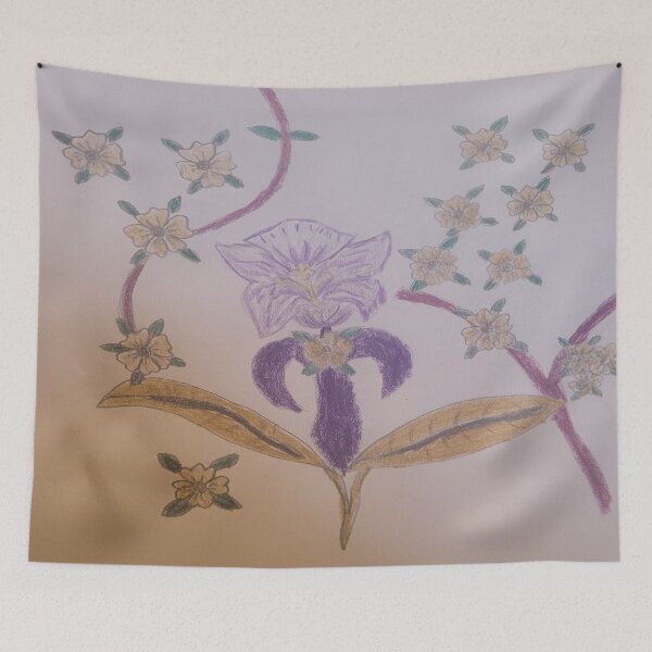 Item preview, Beautiful Vintage Styled Flower designed and sold by Rainbowland123.