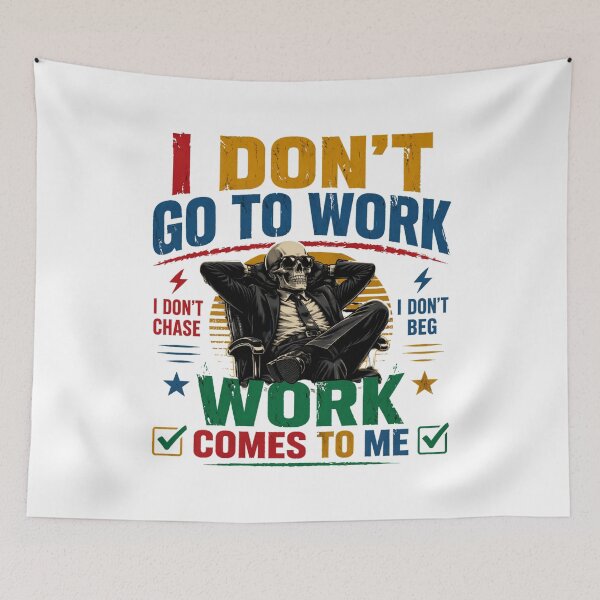 Item preview, Funny Work From Home Shirt – Work Comes To Me Quote Tee designed and sold by IdentityThread.
