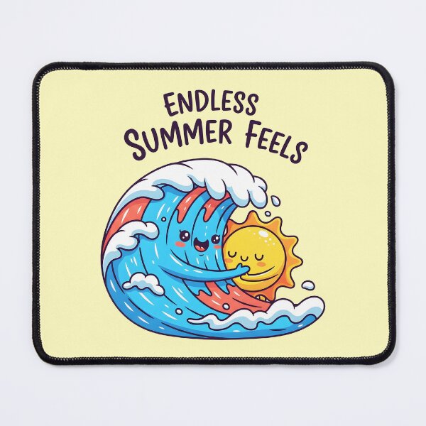Item preview, Endless Summer Feels – Cute Sun and Wave Cartoon Design designed and sold by Sea Gem.
