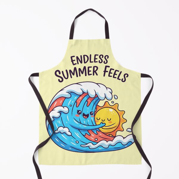 Item preview, Endless Summer Feels – Cute Sun and Wave Cartoon Design designed and sold by Sea Gem.