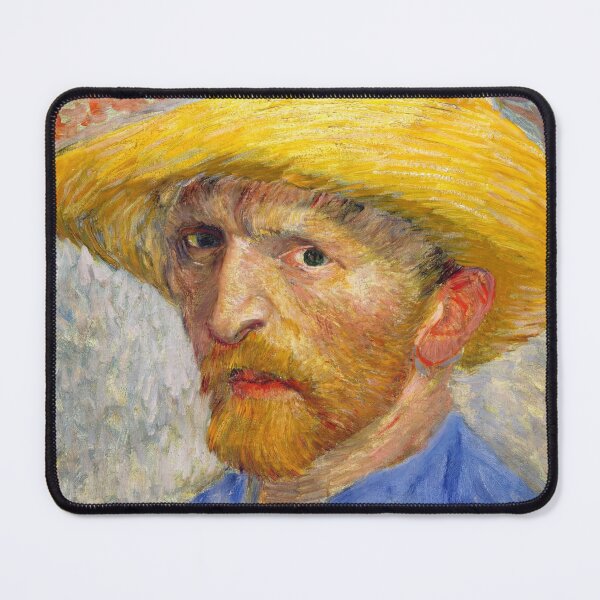 Item preview, Self Portrait by Vincent van Gogh: Iconic Post Impressionist Wall Art Print designed and sold by artofuniverse.