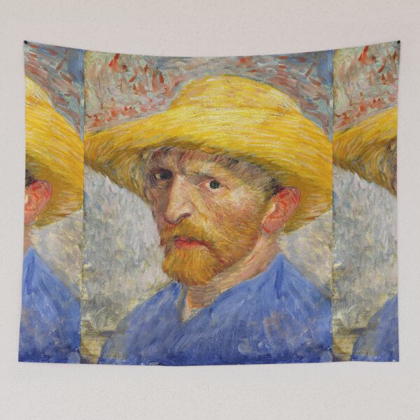 Item preview, Self Portrait by Vincent van Gogh: Iconic Post Impressionist Wall Art Print designed and sold by artofuniverse.