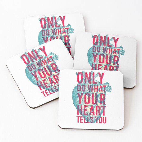 Item preview, Only Do What Your Heart Tells You - Anatomical Heart Art designed and sold by A-M-G-Shop.