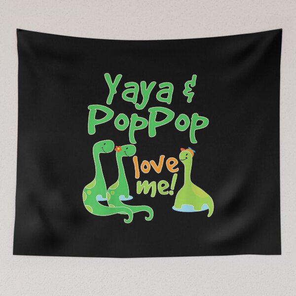 Item preview, Kids Yaya and Poppop Dinosaur Grandson designed and sold by ElaineOSantamar.