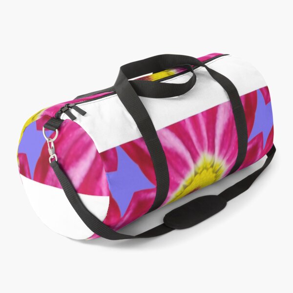 Item preview, Pink Daisy Kaleidoscope on Violet Background – Artistic Floral Pattern designed and sold by SilentBloomLab.