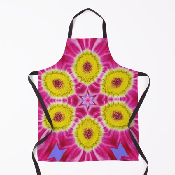 Aperçu de l'œuvre Pink Daisy Kaleidoscope on Violet Background – Artistic Floral Pattern créée et vendue par SilentBloomLab.