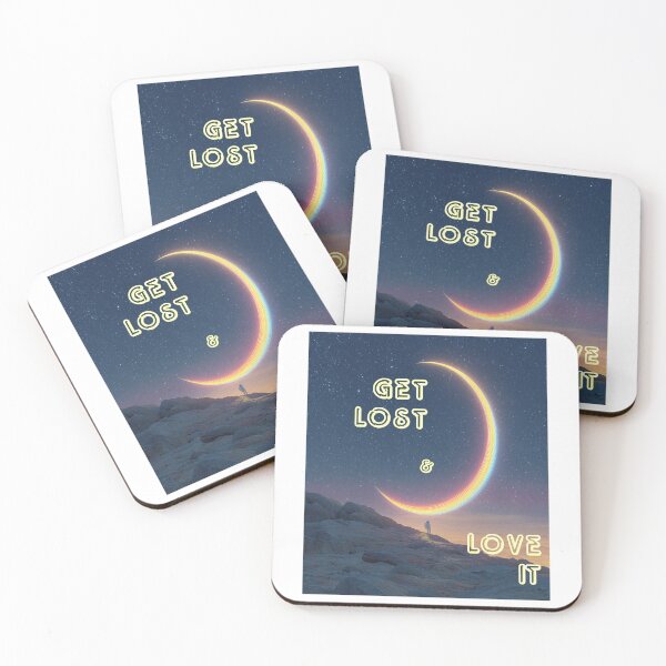 Item preview, Get Lost & Love It – Cosmic Vacation Spaceman Tropical Escape Design designed and sold by Ignorant-Artist.