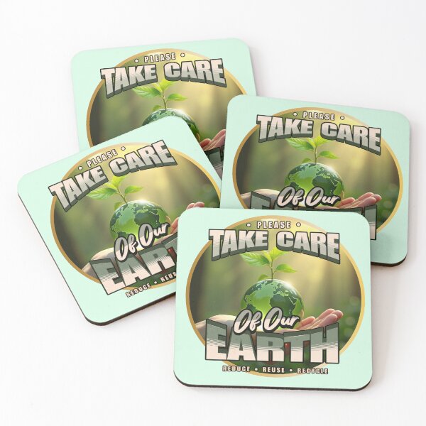Item preview, Please Take Care of Our Earth | Eco Awareness Emblem designed and sold by PriyaMagic.