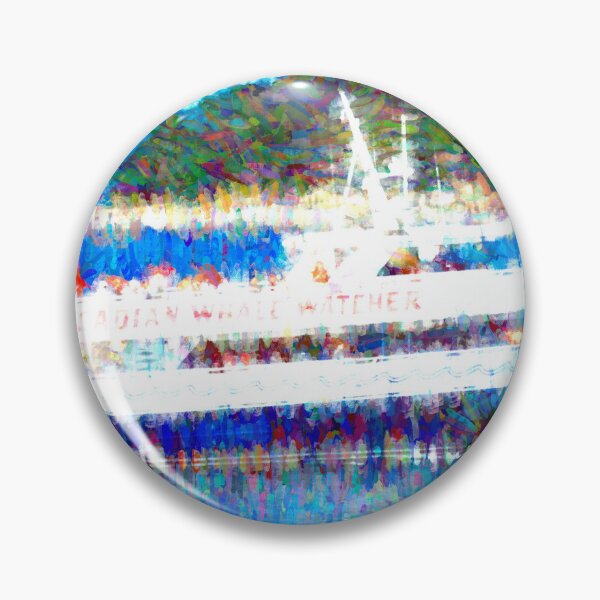 Item preview, Acadian Whale Watcher, Tourist Excursion Boat, Bar Harbor, Maine, 1992, Digital Illustration designed and sold by AMacGPhilly.