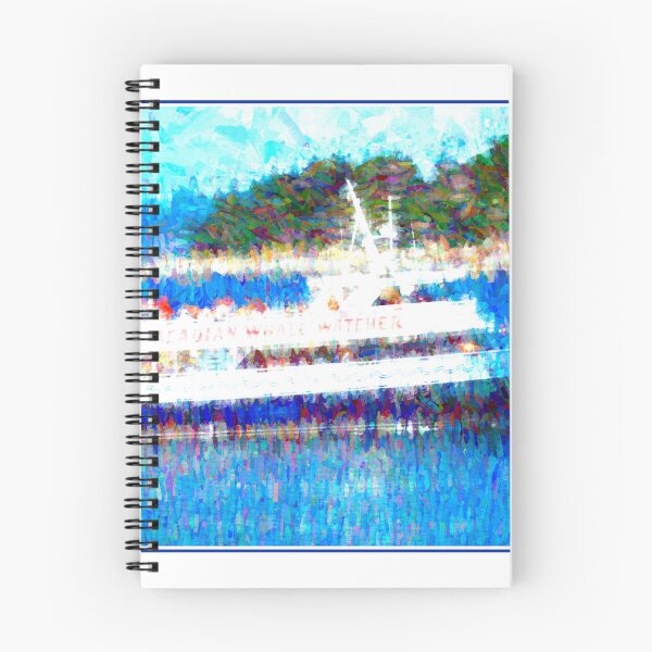 Artikelvorschau, Akadischer Walbeobachter, Ausflugsboot, Bar Harbor, Maine, 1992, Digitale Illustration entworfen und verkauft von AMacGPhilly.