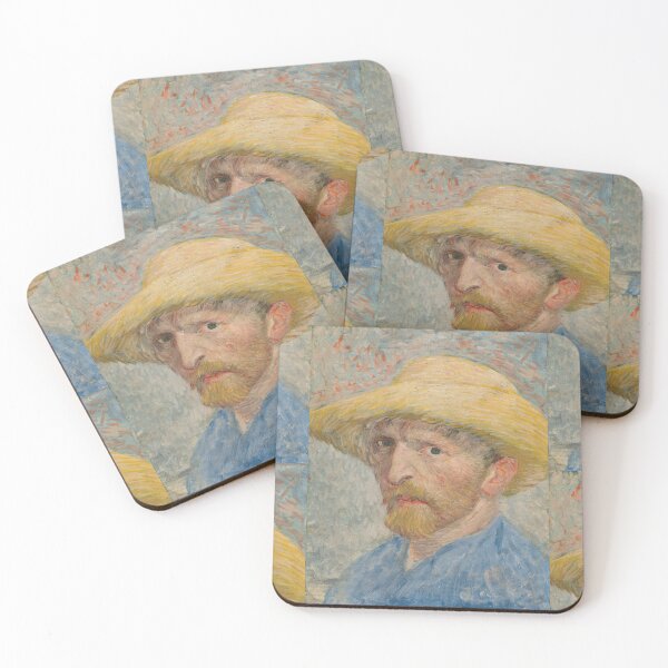 Item preview, Self Portrait by Vincent van Gogh: Post Impressionist Fine Art Print designed and sold by artofuniverse.