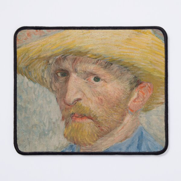 Item preview, Self Portrait by Vincent van Gogh: Post Impressionist Fine Art Print designed and sold by artofuniverse.