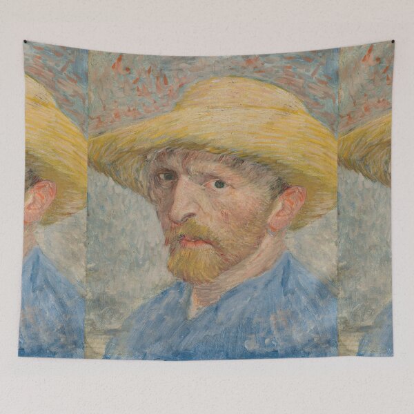 Item preview, Self Portrait by Vincent van Gogh: Post Impressionist Fine Art Print designed and sold by artofuniverse.