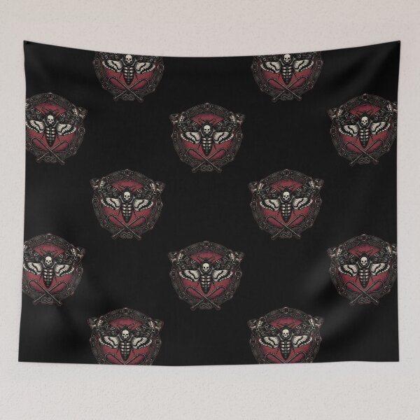 Item preview, Gothic Death Moth Emblem designed and sold by D6rkT3chDemon.