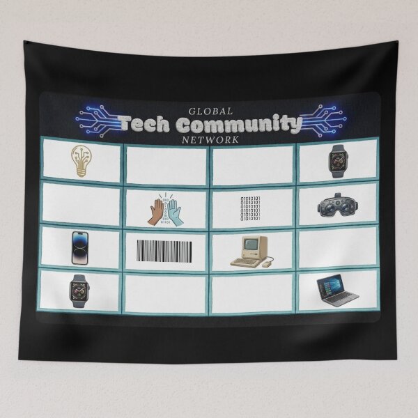 Item preview, Global Tech Community and Digital Network Design designed and sold by Digital Duniyah.