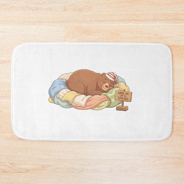 Item preview, Wake Me Up In Spring Lazy Brown Bear Hibernation designed and sold by Petzzz.