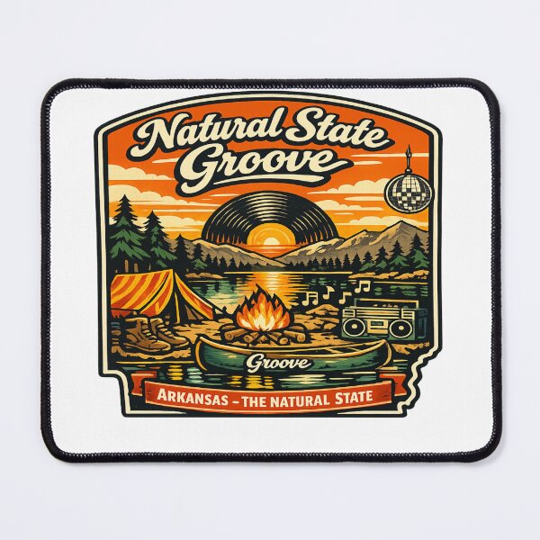 Item preview, Natural State Groove Retro Camping Vibes designed and sold by Dresut.