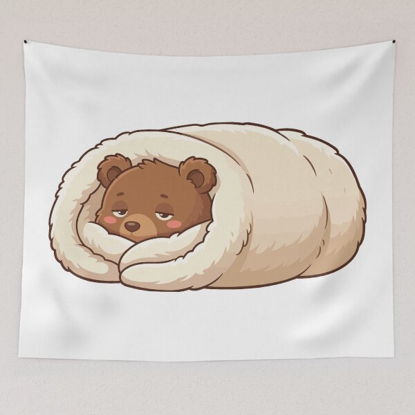 Item preview, Do Not Perceive Me Cozy Blanket Bear Burrito designed and sold by Petzzz.