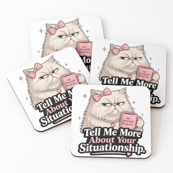Item preview, Sassy Persian Cat Situationship Humor designed and sold by Gentlestate.