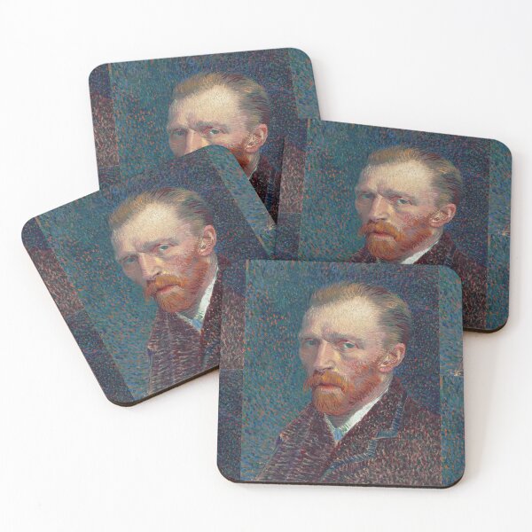 Item preview, Self Portrait by Vincent van Gogh: Post Impressionist Fine Art Print designed and sold by artofuniverse.
