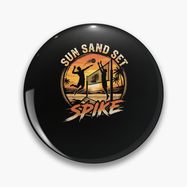 Item preview, SUN SAND SET SPIKE Beach Volleyball Player designed and sold by snowry.