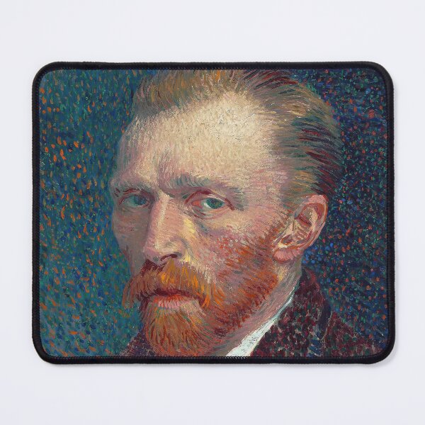 Item preview, Self Portrait by Vincent van Gogh: Post Impressionist Fine Art Print designed and sold by artofuniverse.