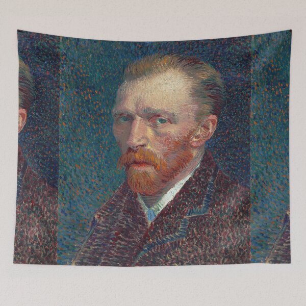 Item preview, Self Portrait by Vincent van Gogh: Post Impressionist Fine Art Print designed and sold by artofuniverse.