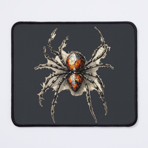 Item preview, Geometric Mosaic Spider – Modern Animal Art designed and sold by Tklezardesigns.