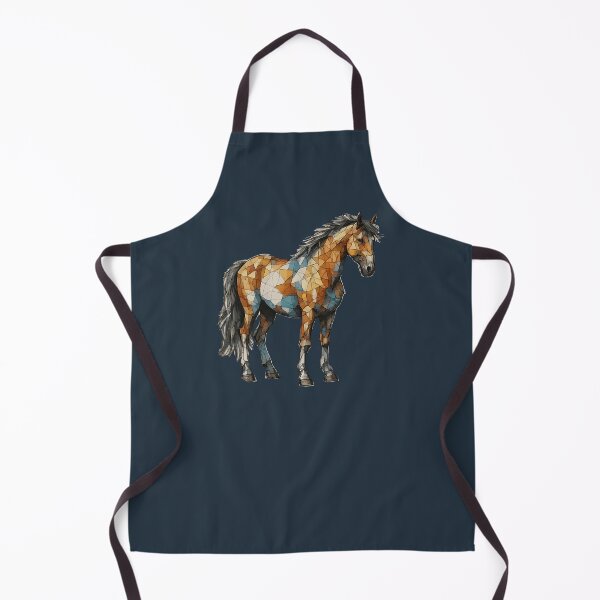 Item preview, Geometric Mosaic Stallion – Modern Animal Art designed and sold by Tklezardesigns.
