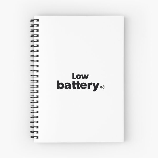 Item preview, Low Battery Sad Face | Funny Phone Warning Art Design designed and sold by StickerHavenn.