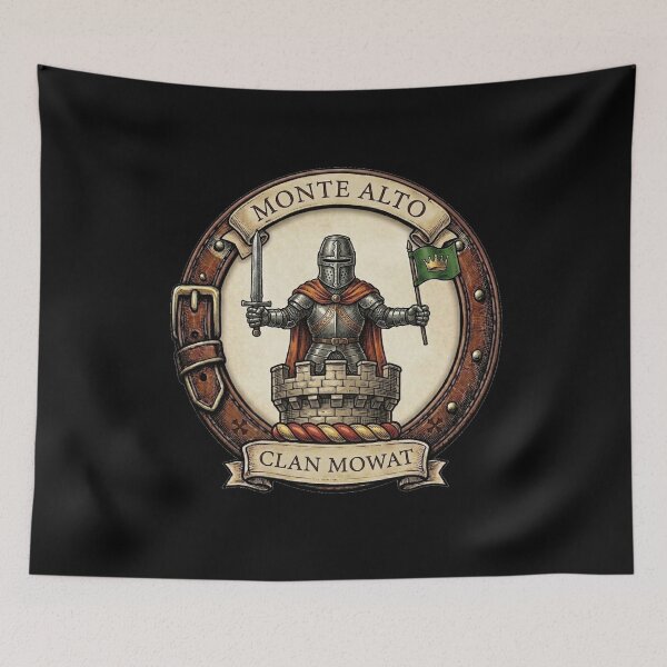Item preview, Clan Mowat Crest designed and sold by BagTown Clans.