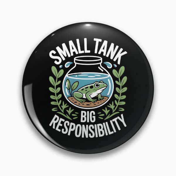 Item preview, Small Tank Big Responsibility Frog Lover designed and sold by MooonTees.