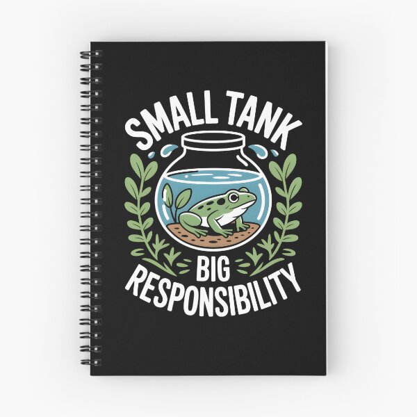 Item preview, Small Tank Big Responsibility Frog Lover designed and sold by MooonTees.