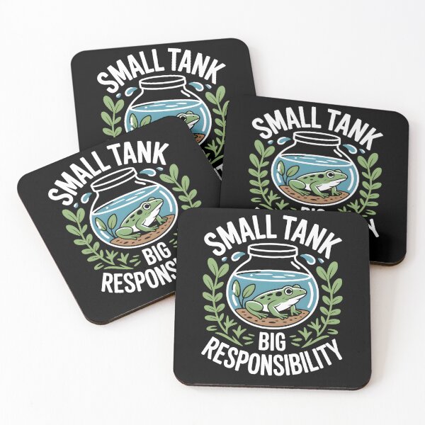 Item preview, Small Tank Big Responsibility Frog Lover designed and sold by MooonTees.