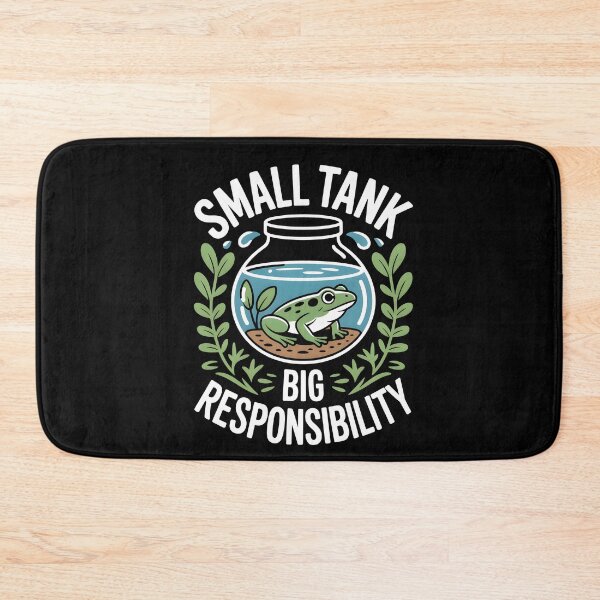 Item preview, Small Tank Big Responsibility Frog Lover designed and sold by MooonTees.