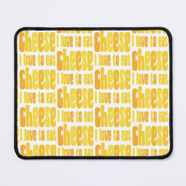 Item preview, I Love To Eat Cheese - Funny Foodie Quote designed and sold by Aesthetic Crew.