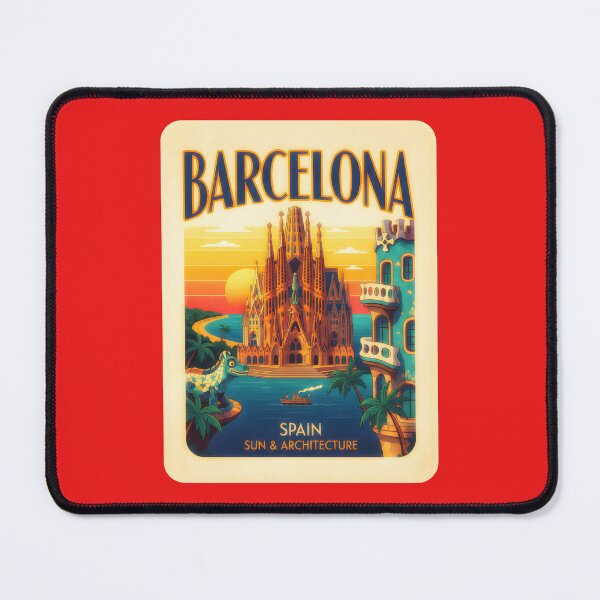 Item preview, Barcelona City Spain Design 1 designed and sold by DigitalandPhoto.
