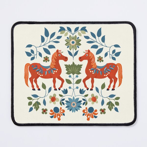 Item preview, Swedish Dala Horses, Floral Horses designed and sold by xiao xuans.
