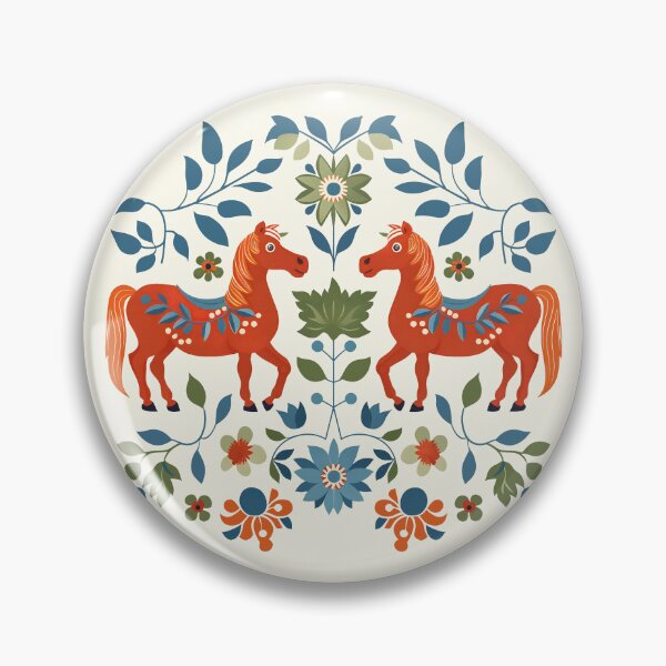 Item preview, Swedish Dala Horses, Floral Horses designed and sold by xiao xuans.