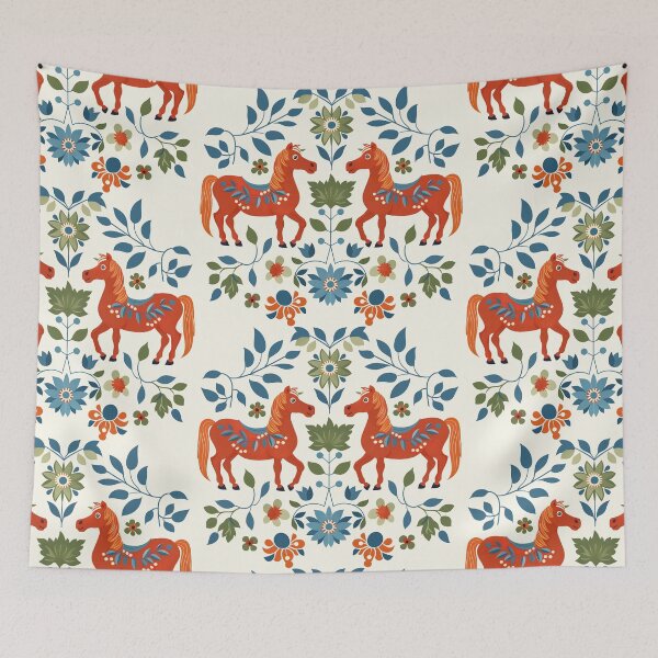 Item preview, Swedish Dala Horses, Floral Horses designed and sold by xiao xuans.