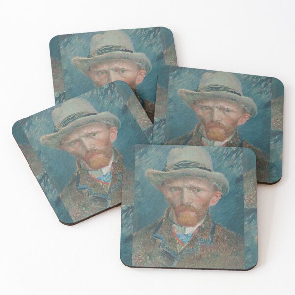 Item preview, Self Portrait by Vincent van Gogh: Post Impressionist Fine Art Print designed and sold by artofuniverse.