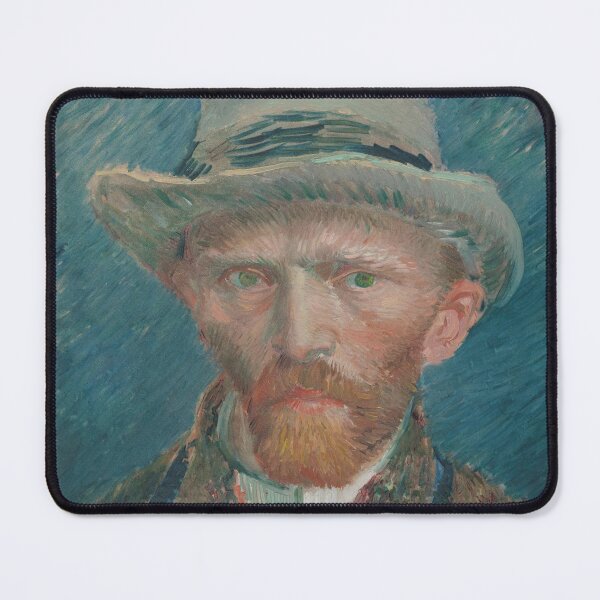 Item preview, Self Portrait by Vincent van Gogh: Post Impressionist Fine Art Print designed and sold by artofuniverse.