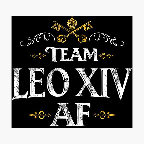 Item preview, Team Leo XIV AF - Pope Leo Support designed and sold by Pawsitive Pixel Studio.