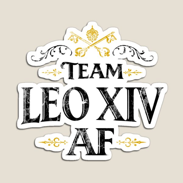 Item preview, Team Leo XIV AF - Pope Leo Support designed and sold by Pawsitive Pixel Studio.