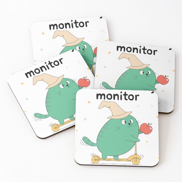 Item preview, Off to Actively Monitor Funny Cat Scooter Teacher Testing designed and sold by Mavesha.