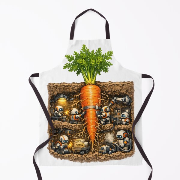 Item preview, Growing carrots programmed and produced by robots designed and sold by Troll Art & Delete.