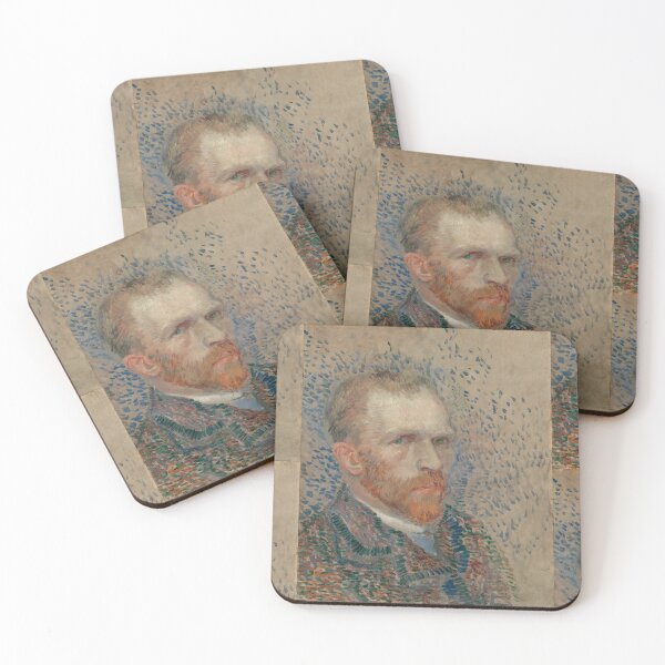 Item preview, Self Portrait by Vincent van Gogh: Expressive Post Impressionist Portrait Poster designed and sold by artofuniverse.