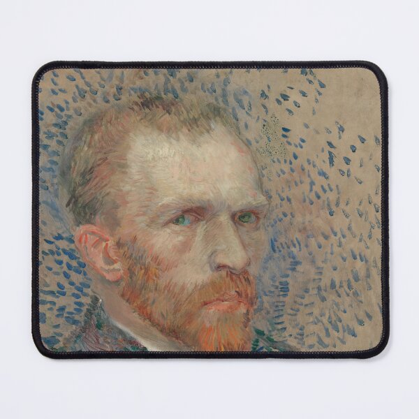 Item preview, Self Portrait by Vincent van Gogh: Expressive Post Impressionist Portrait Poster designed and sold by artofuniverse.